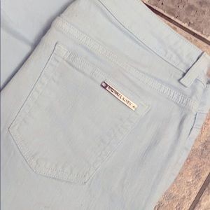 Michael Kors Light Blue Skinny Ankle Jeans